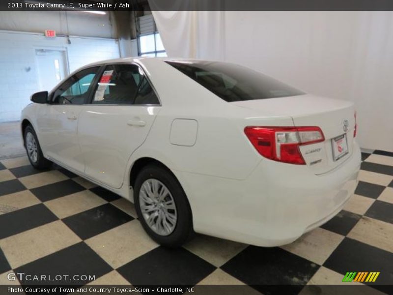 Super White / Ash 2013 Toyota Camry LE