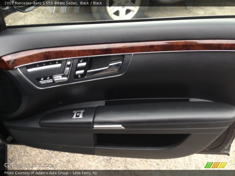 Black / Black 2007 Mercedes-Benz S 550 4Matic Sedan