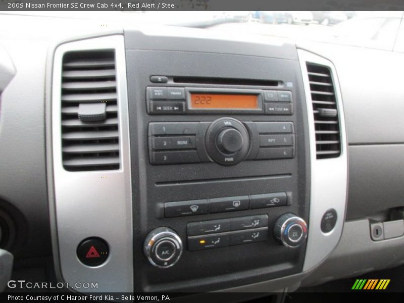 Red Alert / Steel 2009 Nissan Frontier SE Crew Cab 4x4