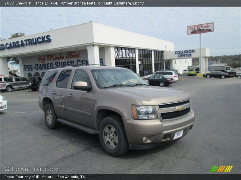 Amber Bronze Metallic / Light Cashmere/Ebony 2007 Chevrolet Tahoe LT 4x4