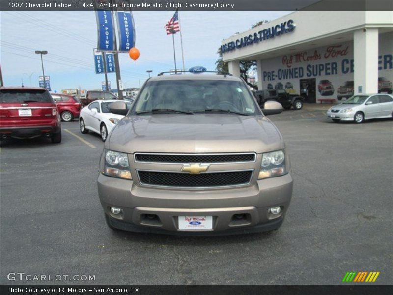 Amber Bronze Metallic / Light Cashmere/Ebony 2007 Chevrolet Tahoe LT 4x4