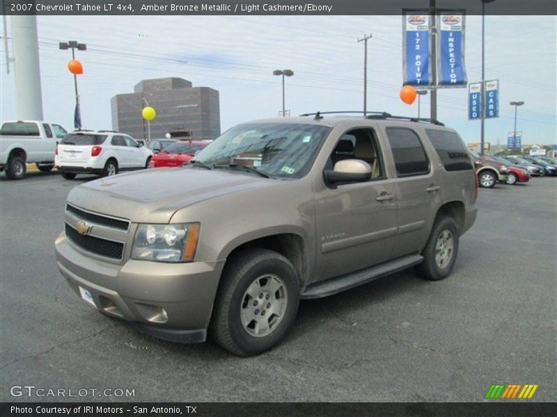 Amber Bronze Metallic / Light Cashmere/Ebony 2007 Chevrolet Tahoe LT 4x4