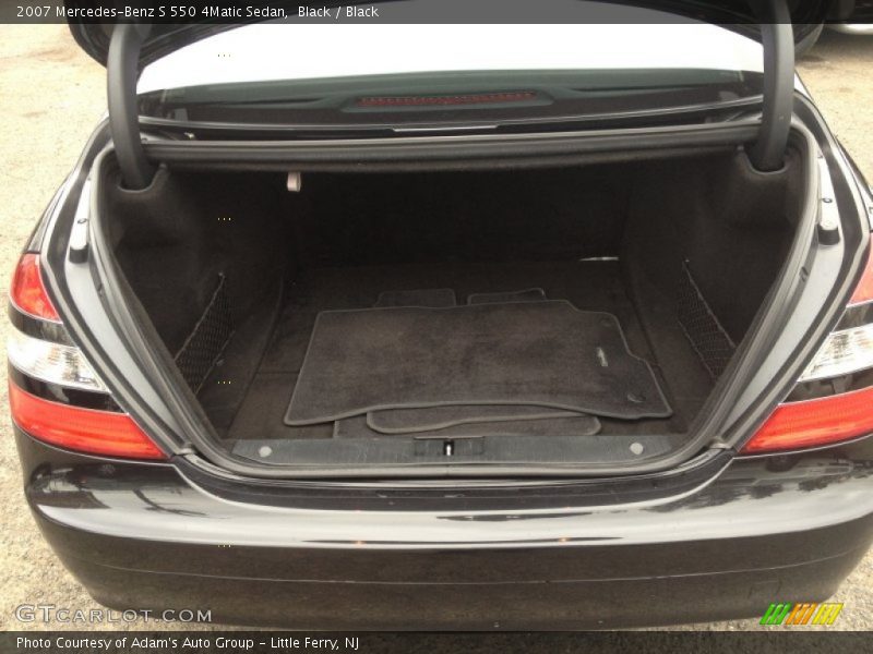 Black / Black 2007 Mercedes-Benz S 550 4Matic Sedan