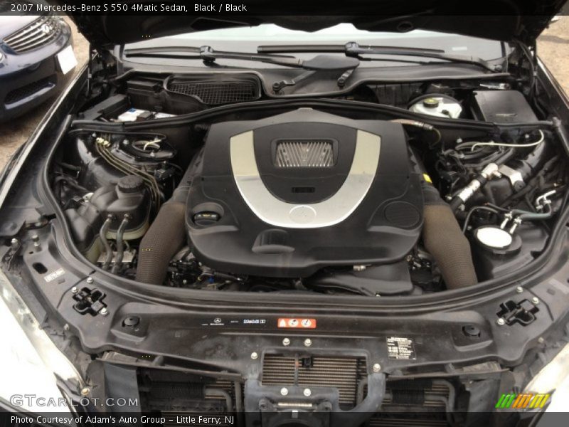 Black / Black 2007 Mercedes-Benz S 550 4Matic Sedan