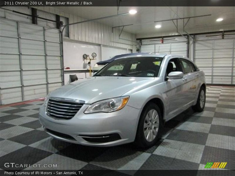 Bright Silver Metallic / Black 2011 Chrysler 200 LX