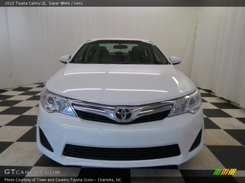 Super White / Ivory 2013 Toyota Camry LE