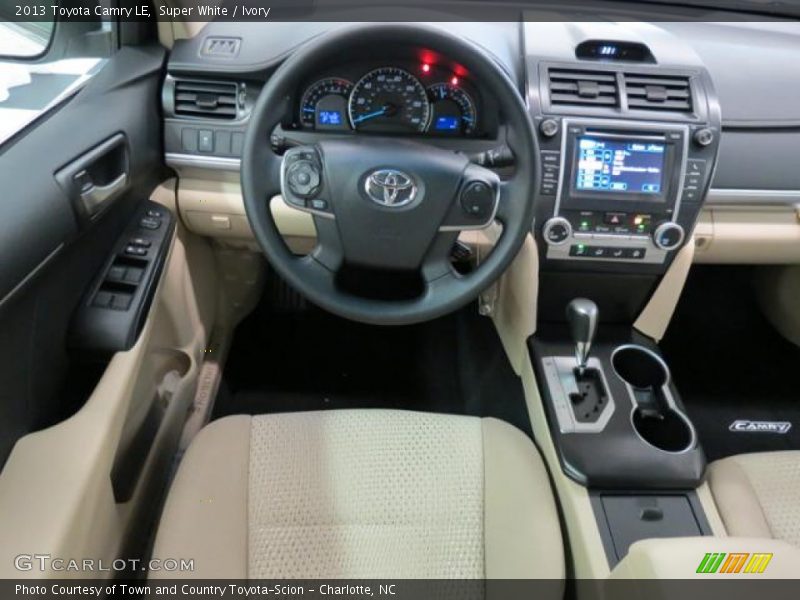 Super White / Ivory 2013 Toyota Camry LE
