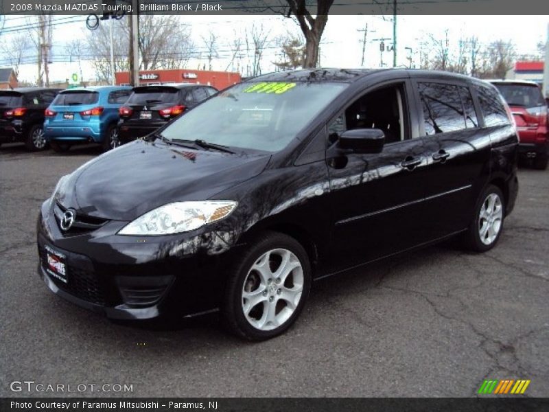 Brilliant Black / Black 2008 Mazda MAZDA5 Touring