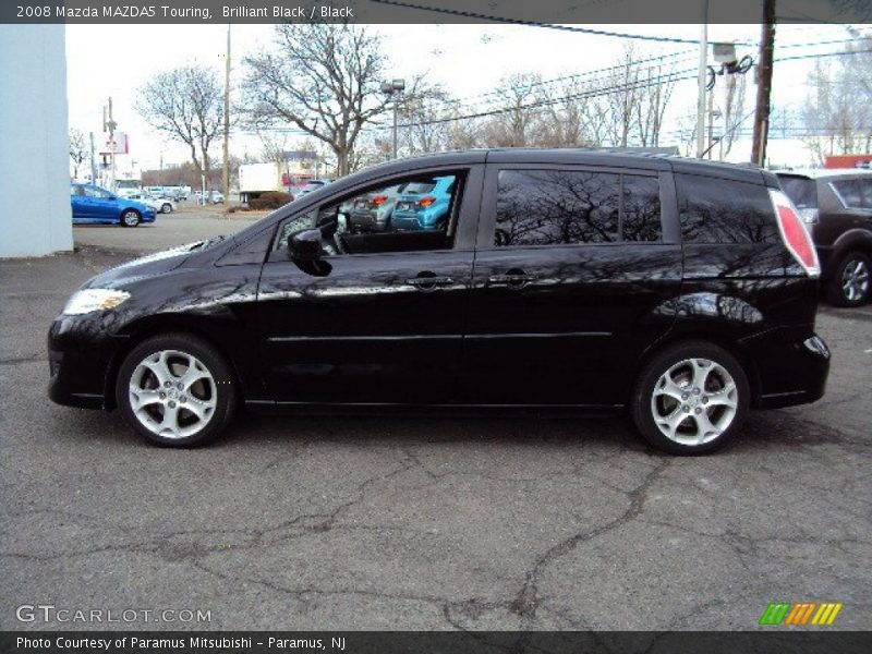 Brilliant Black / Black 2008 Mazda MAZDA5 Touring