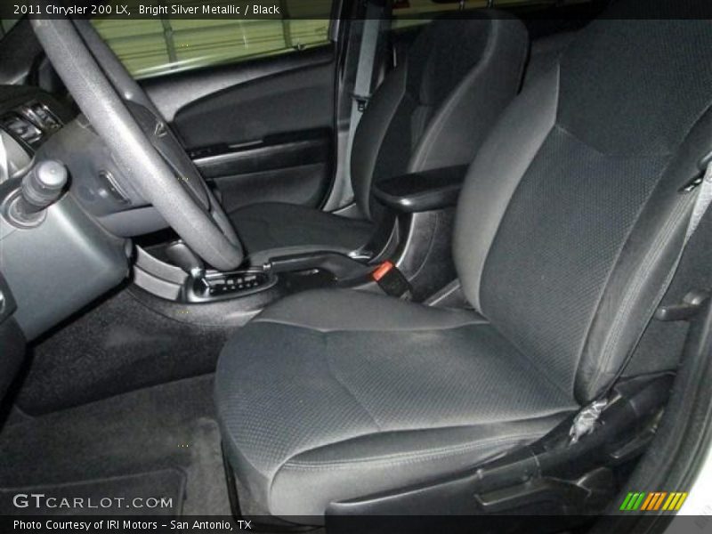 Bright Silver Metallic / Black 2011 Chrysler 200 LX