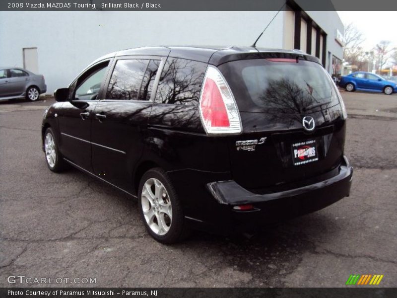 Brilliant Black / Black 2008 Mazda MAZDA5 Touring