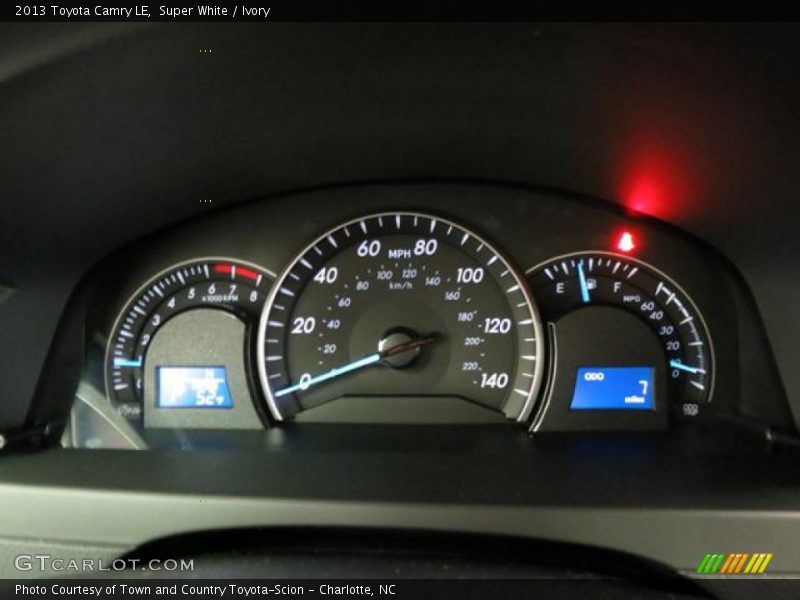 Super White / Ivory 2013 Toyota Camry LE