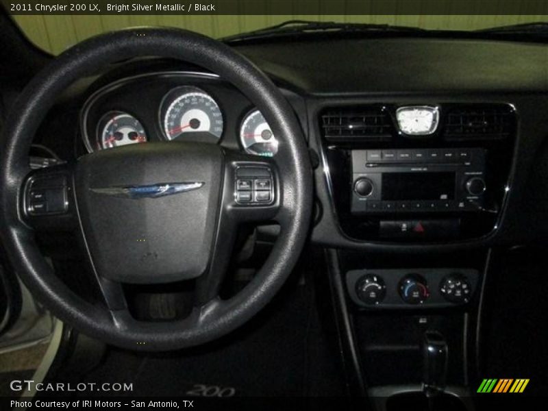 Bright Silver Metallic / Black 2011 Chrysler 200 LX