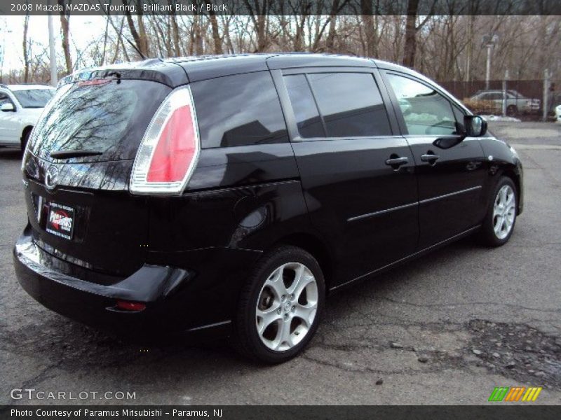 Brilliant Black / Black 2008 Mazda MAZDA5 Touring