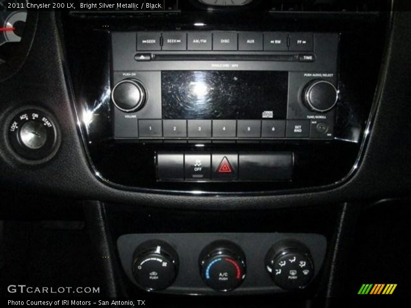 Bright Silver Metallic / Black 2011 Chrysler 200 LX