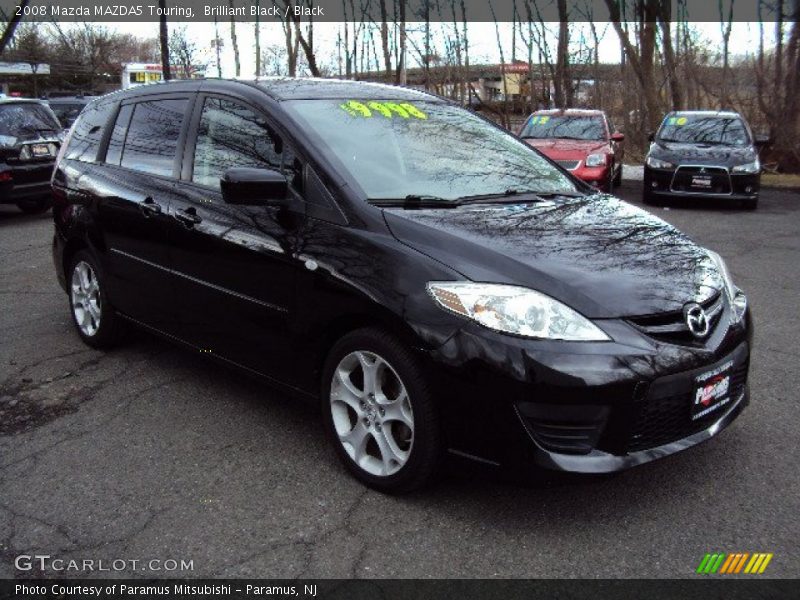 Brilliant Black / Black 2008 Mazda MAZDA5 Touring