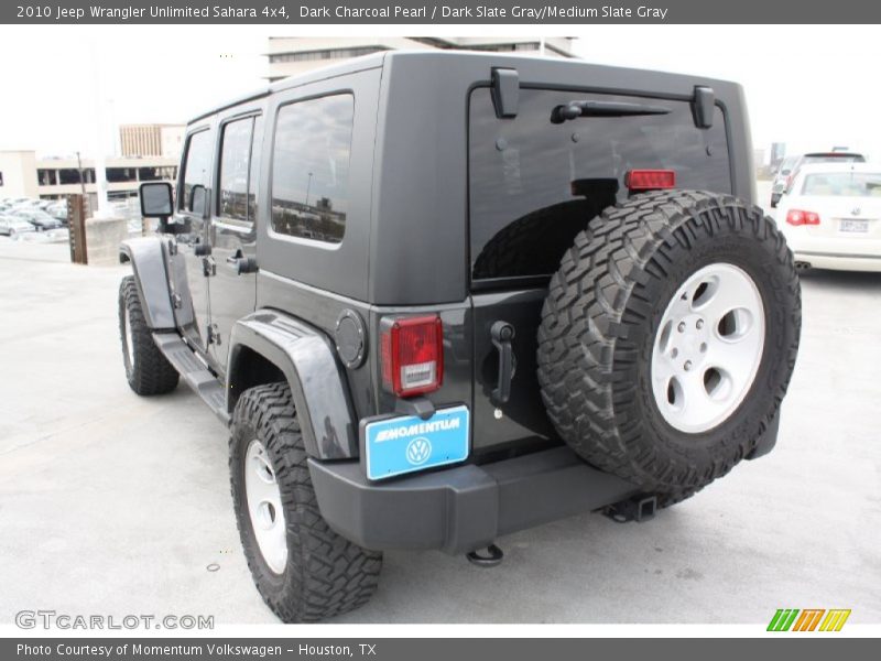 Dark Charcoal Pearl / Dark Slate Gray/Medium Slate Gray 2010 Jeep Wrangler Unlimited Sahara 4x4
