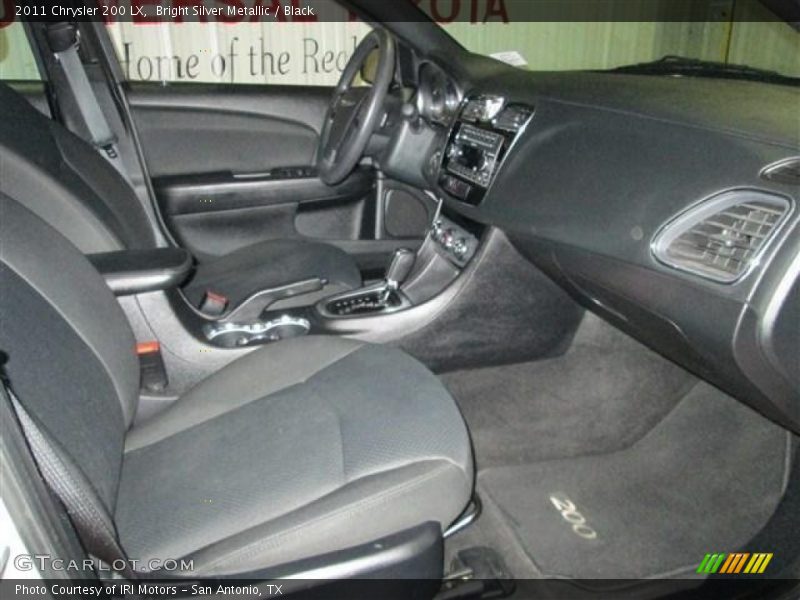 Bright Silver Metallic / Black 2011 Chrysler 200 LX