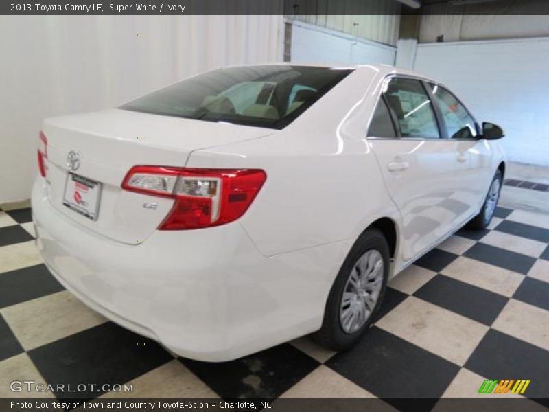 Super White / Ivory 2013 Toyota Camry LE
