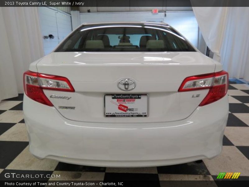 Super White / Ivory 2013 Toyota Camry LE