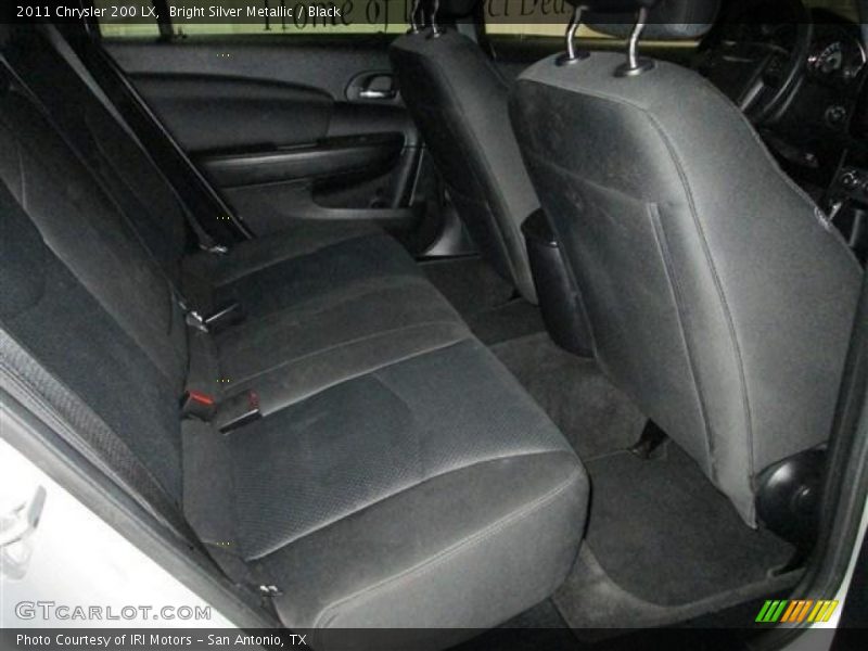Bright Silver Metallic / Black 2011 Chrysler 200 LX