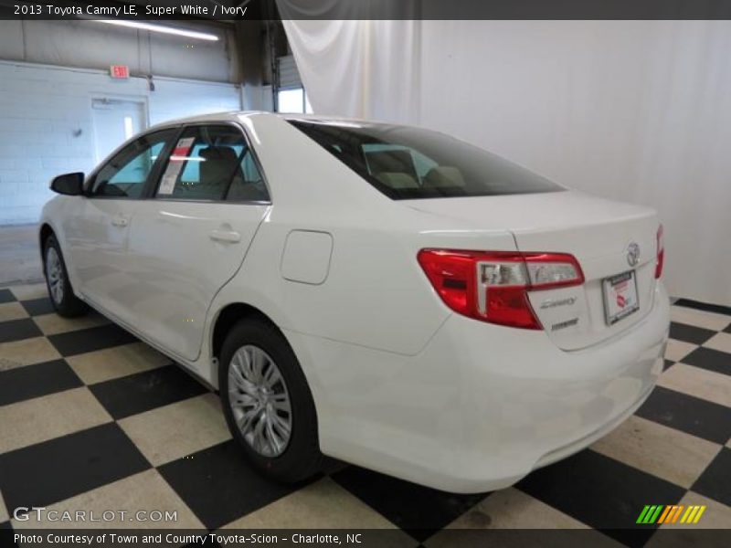 Super White / Ivory 2013 Toyota Camry LE