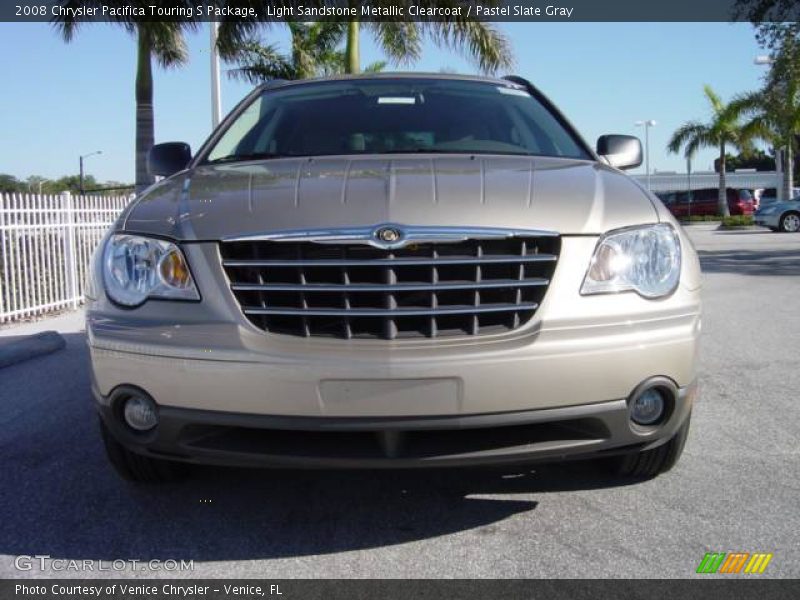 Light Sandstone Metallic Clearcoat / Pastel Slate Gray 2008 Chrysler Pacifica Touring S Package