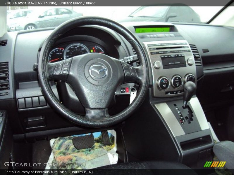Brilliant Black / Black 2008 Mazda MAZDA5 Touring