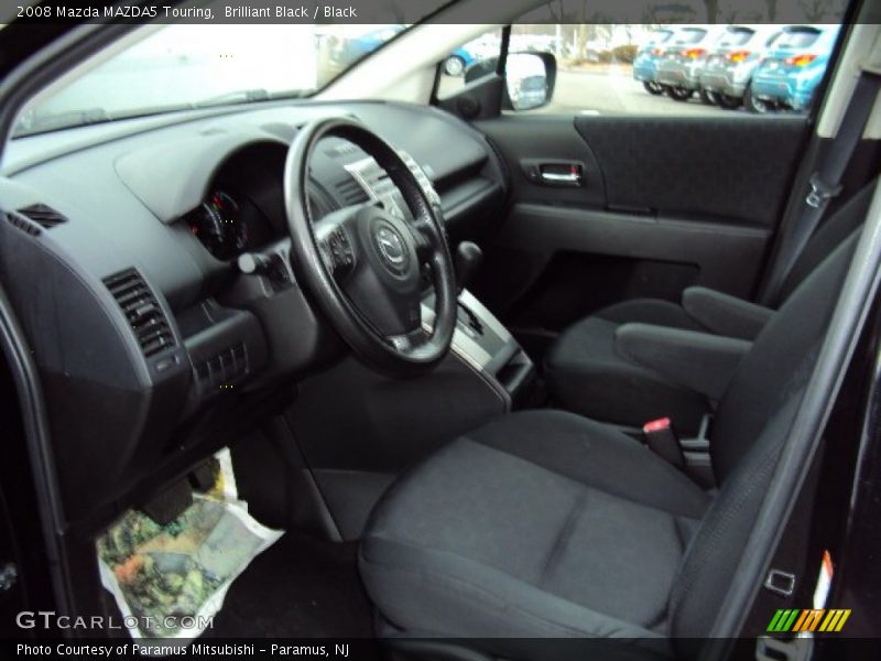 Brilliant Black / Black 2008 Mazda MAZDA5 Touring