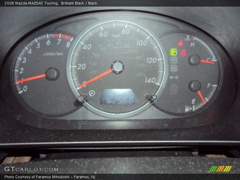 Brilliant Black / Black 2008 Mazda MAZDA5 Touring