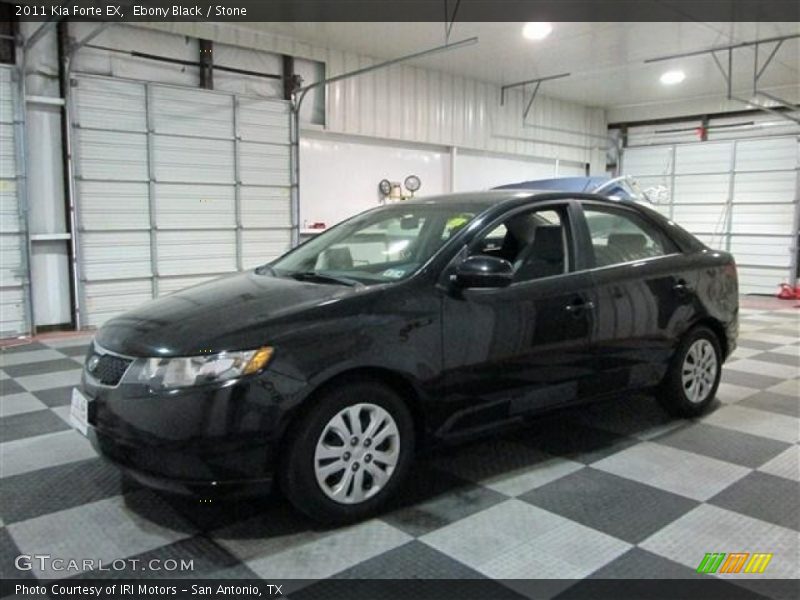 Ebony Black / Stone 2011 Kia Forte EX