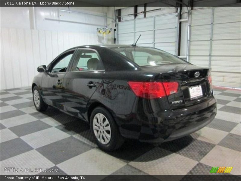 Ebony Black / Stone 2011 Kia Forte EX