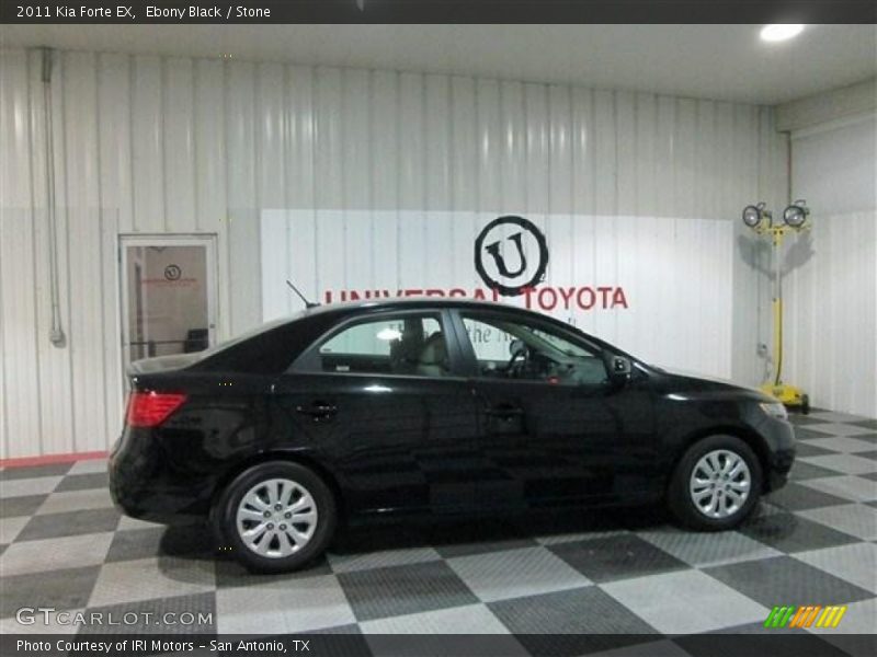 Ebony Black / Stone 2011 Kia Forte EX