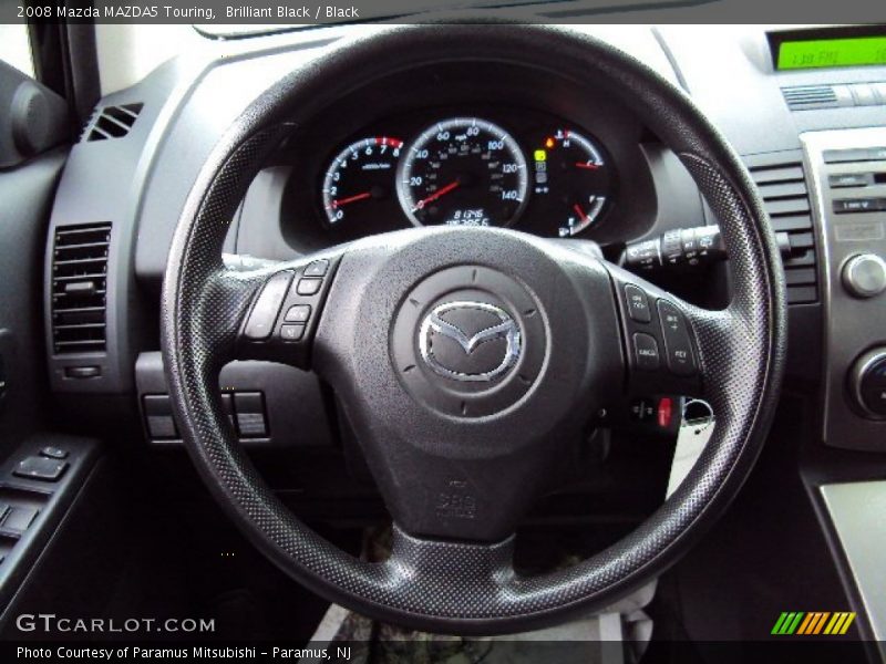 Brilliant Black / Black 2008 Mazda MAZDA5 Touring