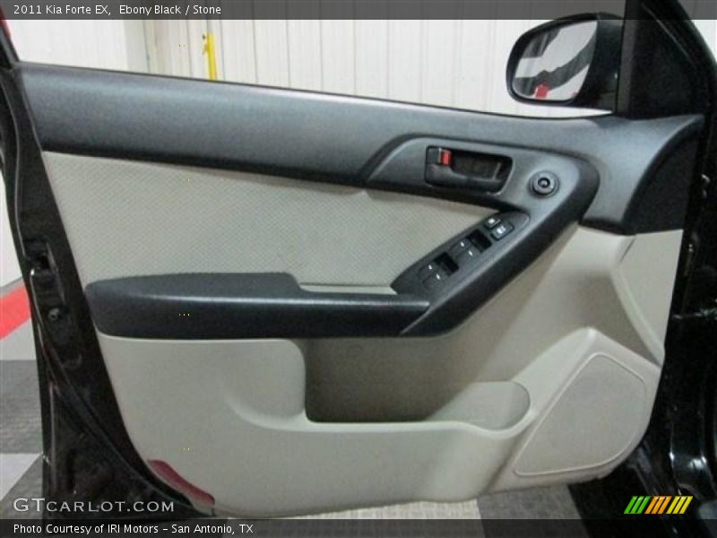 Ebony Black / Stone 2011 Kia Forte EX