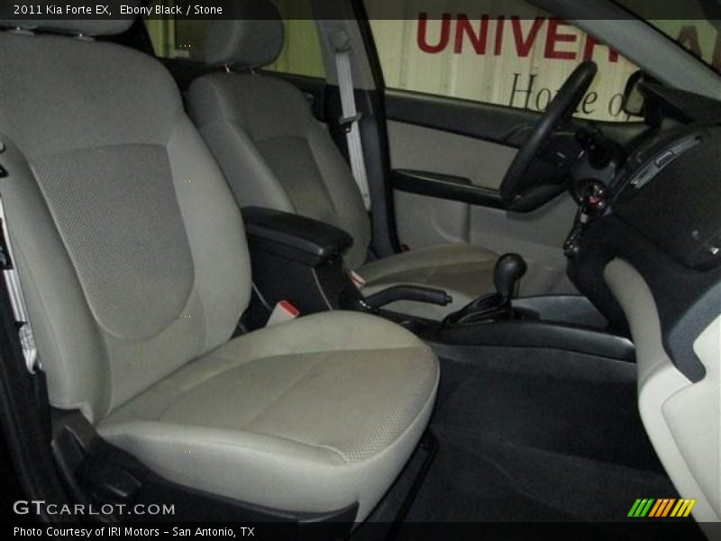 Ebony Black / Stone 2011 Kia Forte EX