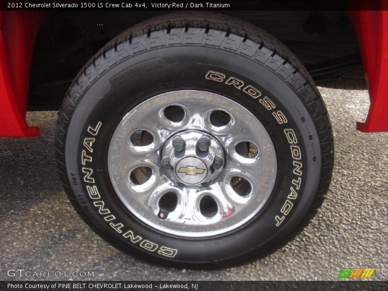 Victory Red / Dark Titanium 2012 Chevrolet Silverado 1500 LS Crew Cab 4x4