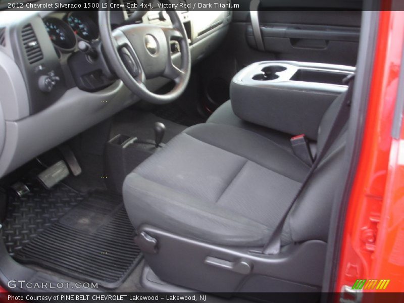 Victory Red / Dark Titanium 2012 Chevrolet Silverado 1500 LS Crew Cab 4x4