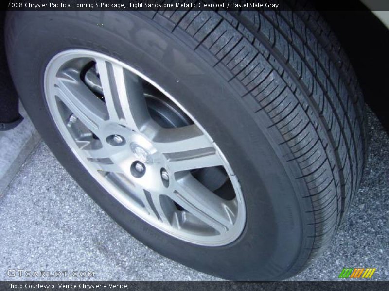 Light Sandstone Metallic Clearcoat / Pastel Slate Gray 2008 Chrysler Pacifica Touring S Package