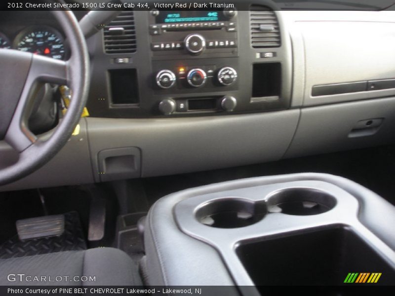Victory Red / Dark Titanium 2012 Chevrolet Silverado 1500 LS Crew Cab 4x4
