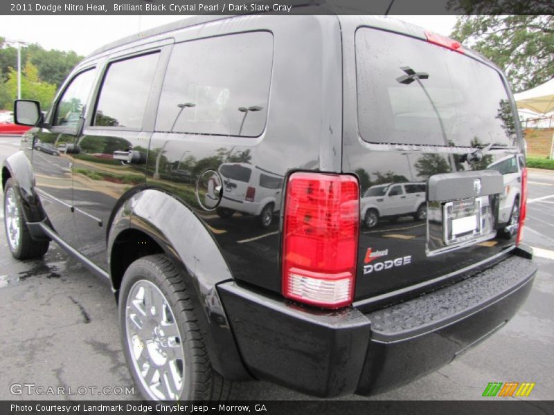Brilliant Black Crystal Pearl / Dark Slate Gray 2011 Dodge Nitro Heat