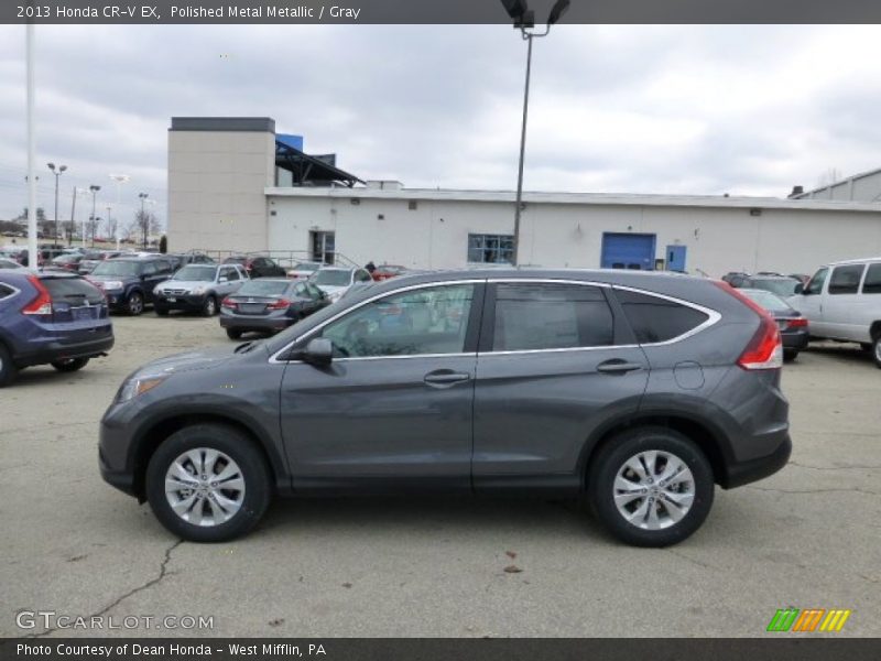 Polished Metal Metallic / Gray 2013 Honda CR-V EX