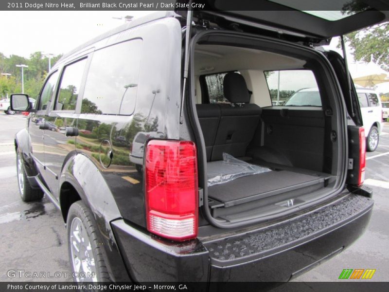 Brilliant Black Crystal Pearl / Dark Slate Gray 2011 Dodge Nitro Heat