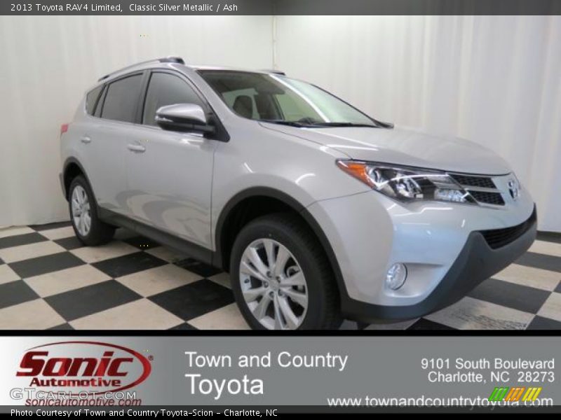 Classic Silver Metallic / Ash 2013 Toyota RAV4 Limited
