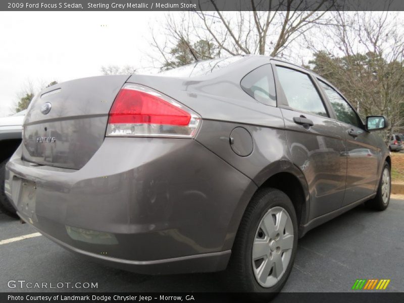 Sterling Grey Metallic / Medium Stone 2009 Ford Focus S Sedan