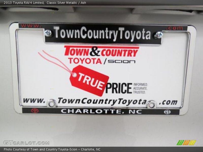 Classic Silver Metallic / Ash 2013 Toyota RAV4 Limited