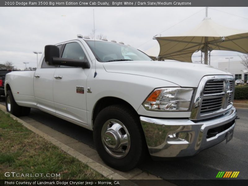 Front 3/4 View of 2010 Ram 3500 Big Horn Edition Crew Cab Dually