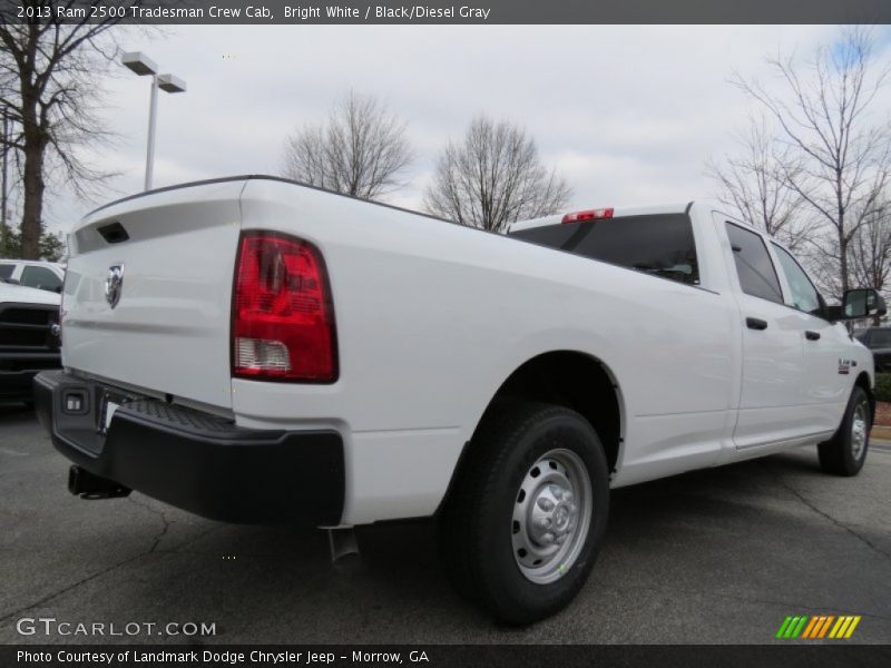 Bright White / Black/Diesel Gray 2013 Ram 2500 Tradesman Crew Cab