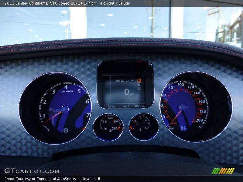  2011 Continental GTC Speed 80-11 Edition Speed 80-11 Edition Gauges