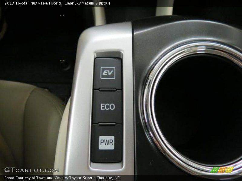 Clear Sky Metallic / Bisque 2013 Toyota Prius v Five Hybrid